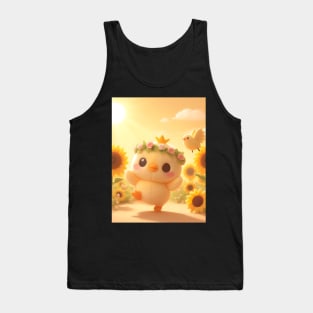 Discover Adorable Baby Cartoon Designs for Your Little Ones - Cute, Tender, and Playful Infant Illustrations! Tank Top